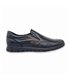 Men's Leather Slip-on Shoes Big Sizes Available Rubber Sole 13361 Black, by DJ Santa