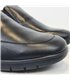 Men's Leather Slip-on Shoes Big Sizes Available Rubber Sole 13361 Black, by DJ Santa