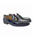 Men's Leather Penny Loafers Big Sizes Available Rubber Sole 14026 Black, by DJ Santa