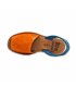 Avarcas Menorquinas Plataforma Mujer Piel Ante Plantilla Acolchada 15202 Naranja, de C. Ortuño