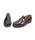 Mens Leather Beefroll Penny Loafers Rubber Sole 1300 Burgundy, by Latino