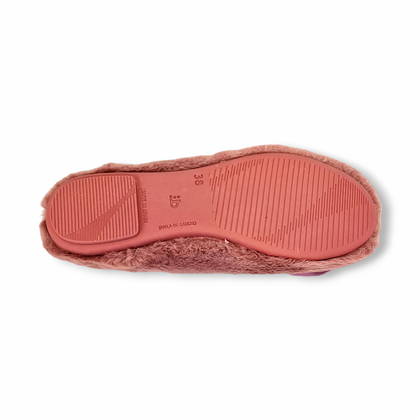 Zapatillas Casa Cerradas Mujer Suapel Lacito Suela Antideslizante 4360 Rosa, de Tupié
