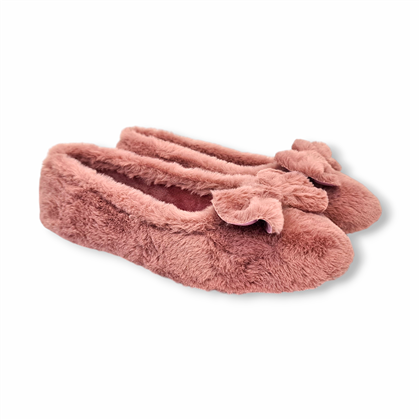 Zapatillas Casa Cerradas Mujer Suapel Lacito Suela Antideslizante 4360 Rosa, de Tupié