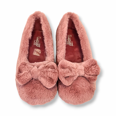 Zapatillas Casa Cerradas Mujer Suapel Lacito Suela Antideslizante 4360 Rosa, de Tupié