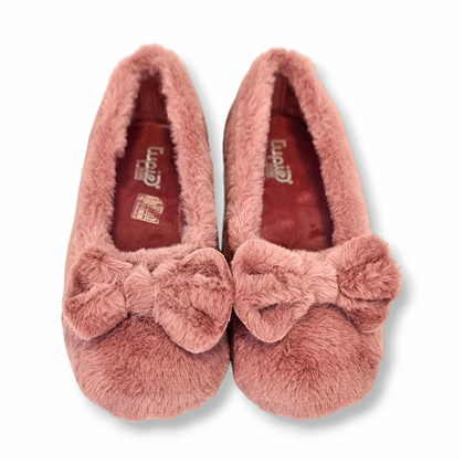 Zapatillas Casa Cerradas Mujer Suapel Lacito Suela Antideslizante 4360 Rosa, de Tupié
