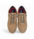 Mens Leather Casual Sneakers Ellastic Laces Ultralight Sole Removable Insole 1064 Taupe, by Éxodo