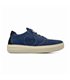 Mens Leather Casual Sneakers Ellastic Laces Ultralight Sole Removable Insole 1064 Blue, by Éxodo