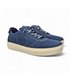 Mens Leather Casual Sneakers Elastic Laces Ultralight Sole Removable Insole 1064 Blue, by Éxodo
