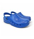 Zuecos Sanitarios Mujer-Hombre Goma Eva Ultraligera Anatómicos Y Antideslizantes 150 Azul, de Percla
