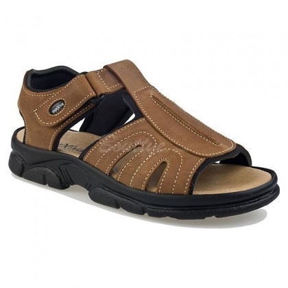Bio skin, Morxiva man sandals. Plant anatomy. Breathable lining. Adjustment with straps and velcro. 