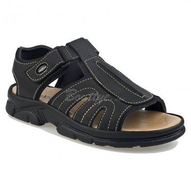 MAN MORXIVA SANDALS SEV7017 BLACK, by Morxiva Casual Shoes