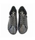 Womens Soft Leather Sneakers Elastic Lace 454 Black, by BeRelax