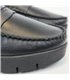 Mocasines Confort Cuña Mujer Piel Blanda Adorno Antifaz 3145 Negro, de Berelax