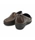 Womens Comfort Loafers Soft Leather and Elastic Lycra 3080 Brown, by BeRelax