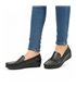 Mocasines Cómodos Kiowa Cuña Mujer Piel Blanda Plantilla De Piel Y Gel 17001 Negro, de Berelax