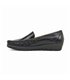 Mocasines Cómodos Kiowa Cuña Mujer Piel Blanda Plantilla De Piel Y Gel 17001 Negro, de Berelax