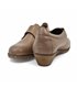 Zapatos Cómodos Cuña Mujer Piel Blanda Cierre Velcro 3910 Taupe, de Berelax