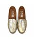 Womens Nappa Leather Loafers Antifaz Detail 4071 Gold, by Bda