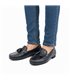 Mocasines Cómodos Mujer Piel Napa Adorno Borlas 4073 Marino, de Bda