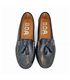 Mocasines Cómodos Mujer Piel Napa Adorno Borlas 4073 Marino, de Bda