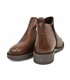 Botines Chelsea Mujer Piel Napa Elástico Y Cremallera 5122 Marrón, de Bda