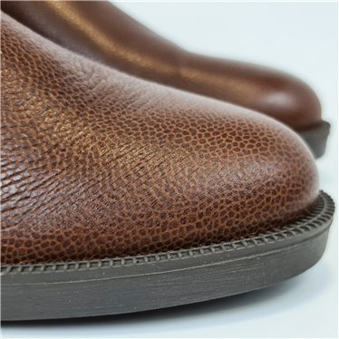 Botines Chelsea Mujer Piel Napa Elástico Y Cremallera 5122 Marrón, de Bda