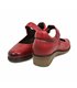 Womens Soft Leather Mary Jane Shoes Velcro Removable Insole 70806 Red, by TuPié