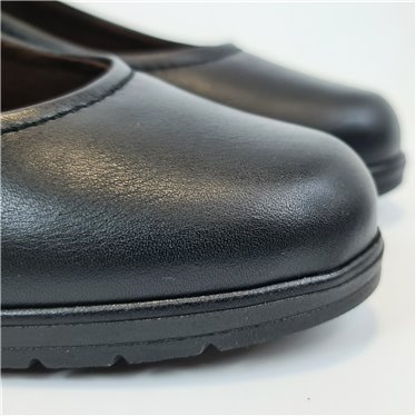 Merceditas Mujer Piel Blanda Velcro Plantilla Extraíble 70806 Negro, de Tupié