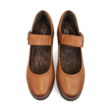 Merceditas Mujer Piel Blanda Velcro Plantilla Extraíble 70806 Cuero, de Tupié