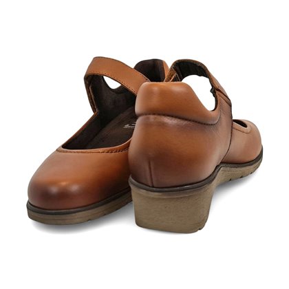 Merceditas Mujer Piel Blanda Velcro Plantilla Extraíble 70806 Cuero, de Tupié