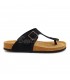 Sandalias Bio Hombre Piel 18014 Negro, de Morxiva Casual Shoes