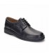 Man Leather Derby Shoes 6050 Black, by Comodo Sport
