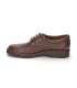 Man Leather Derby Shoes 6050 Mahogany, by Comodo Sport