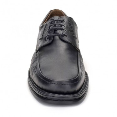 Zapatos Derby Hombre Piel 597 Negro, de Comodo Sport
