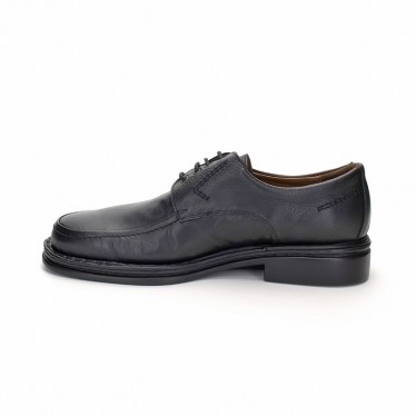 Man Leather Derby Shoes 597 Black, By Comodo Sport
