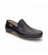 Man Leather Boat Loafers 416 Black, By Comodo Sport