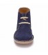 Woman Suede Safari Booties 360-S Navy, By C. Ortuño