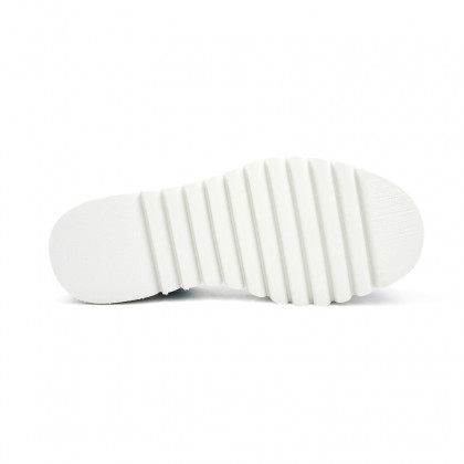 Woman Leather Menorcan Sandals Esparto Sole 8201L White, by C. Ortuño