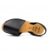 Man Leather Basic Menorcan Sandals 201-C Black, by C. Ortuño