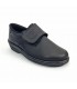 Woman Leather Hospital Shoes Anatomical Velcro Closure 790 Black, by Percla