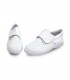 Woman Leather Hospital Shoes Anatomical Velcro Closure 790 White, by Percla