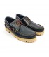 Man Pull Leather Boat Shoes Thick Sole Timberland Like 3000 Navy, by Urban Jungles
