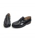 Man Florentic Leather Penny Loafers Non-slip Leather and Rubber Sole 7000 Black, by Urban Jungles