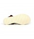 Sandalias Cuña Baja Mujer Piel Velcro Plantilla Acolchada 2896 Blanco, de Blusandal