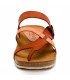Woman Leather Bio Sandals Cork Sole 893 Leather, by Morxiva Shoes
