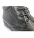Womens Leather Comfort Wedged Booties Laces Removable Insole 70241 Black by Tupié
