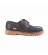 Boys Leather School Boat Shoes Thick Sole 805 Navy, by AngelitoS