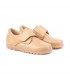 Boys Leather Derby School Shoes Velcro Rounded Toe 301 Camel, by AngelitoS